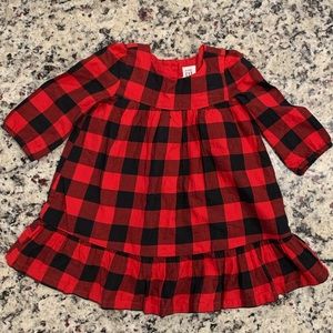 NWOT. Baby Gap buffalo check dress